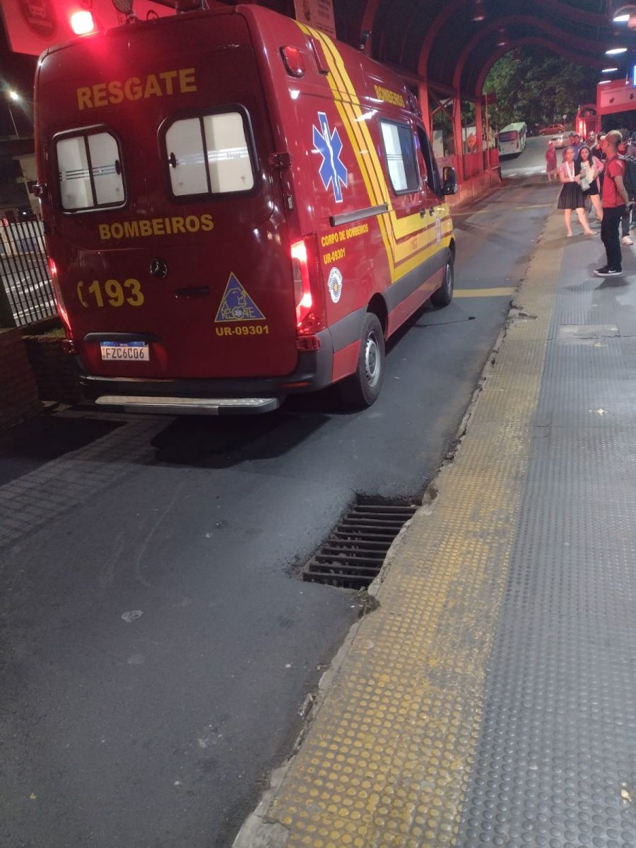  O resgate do Corpo de Bombeiros foi acionado    